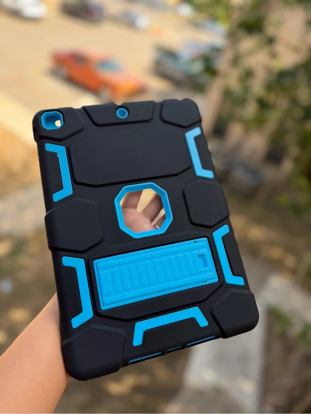 iPad 9th Generation Rugged Protective Case - Black & Blue